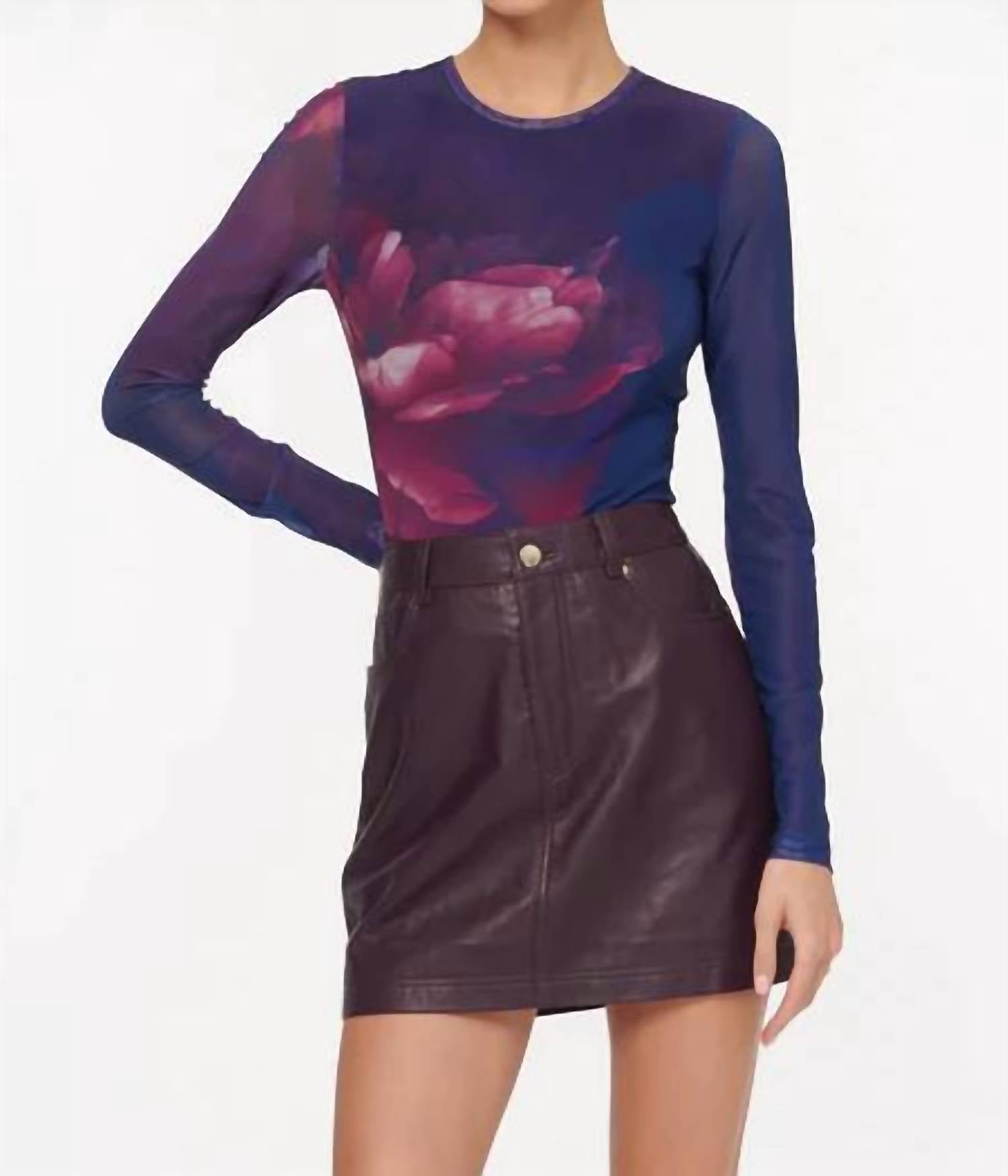 

Боди Brooks с крупным цветочным принтом Cami NYC, цвет macro floral