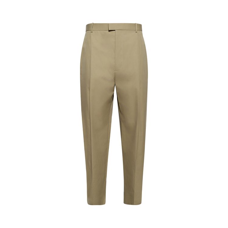 

Брюки Bottega Veneta Straight Leg Twill Trousers 'Flint', серый