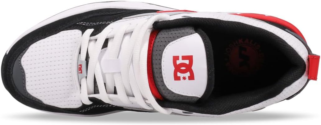 Мужские кроссовки DC Ascend на шнуровке Dc Shoes, белый/черный/серый — фото 4