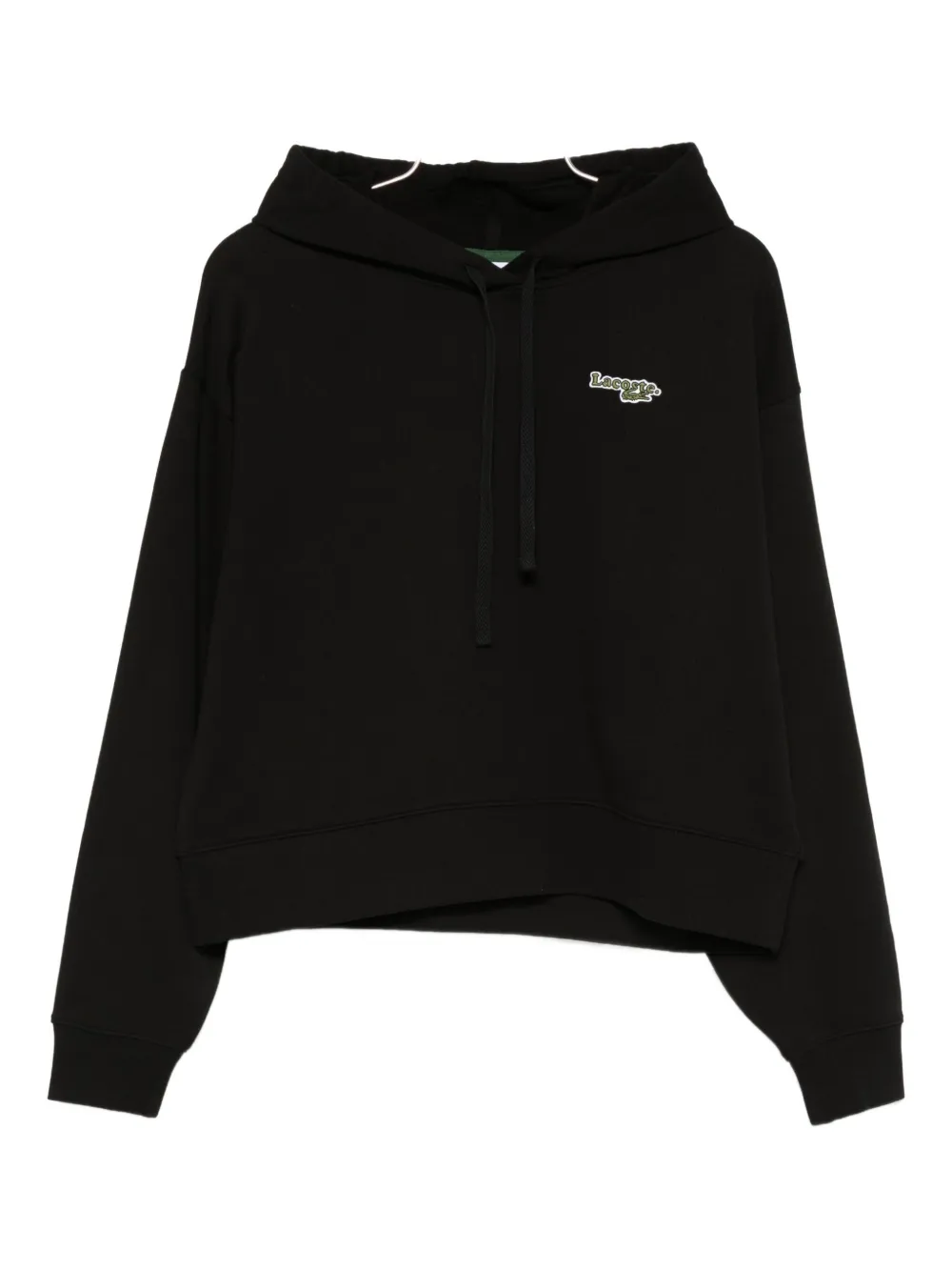 

Худи с кулиской Lacoste, черный