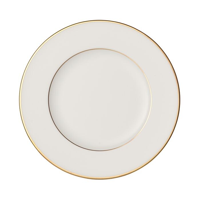 

Золотая тарелка для хлеба и масла Villeroy & Boch Anmut, белый