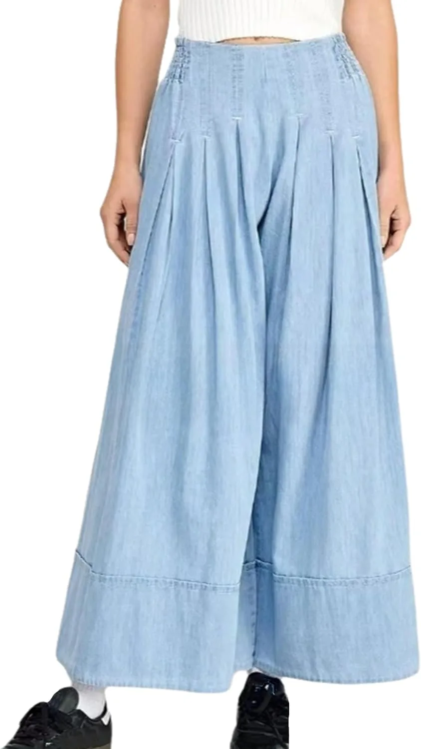 

Женские бойфренд джинсы с высокой талией и эластичным поясом Xadsfeel