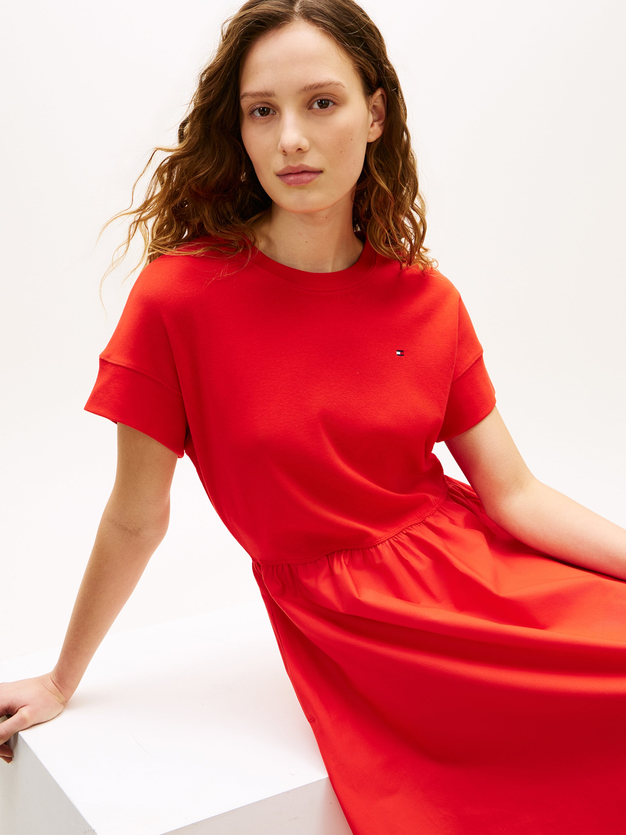 TOMMY HILFIGER Платье 'Cody' в цвете Orange Red — фото 3