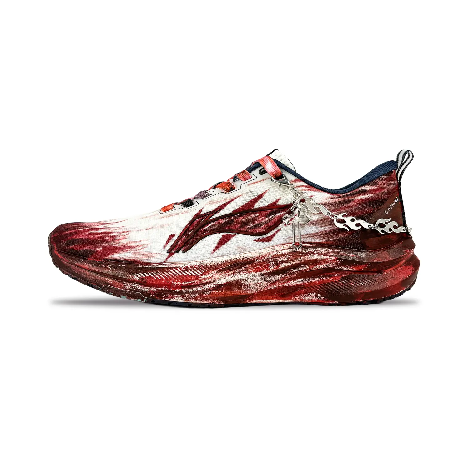 

LINING Кроссовки Red Hare 8 мужские низкие красные, цвет Red Box