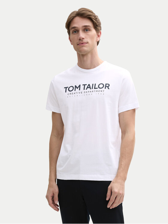 

Футболка обычного кроя 1045940 Tom Tailor, белый