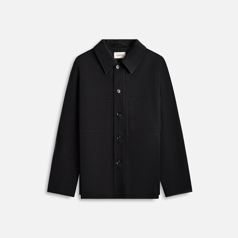 

Рубашка Lemaire Wadded Facing Blouson, черный