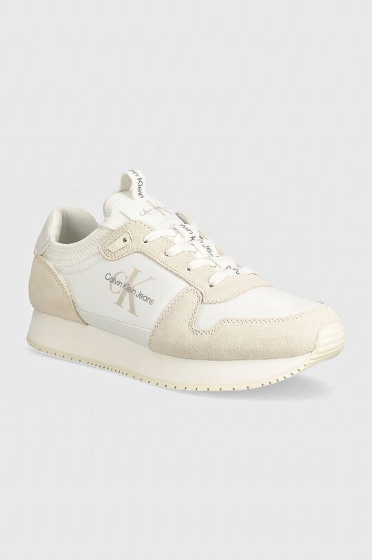 

Кроссовки RUNNER SOCK LACEUP NY-LTH Calvin Klein Jeans, белый