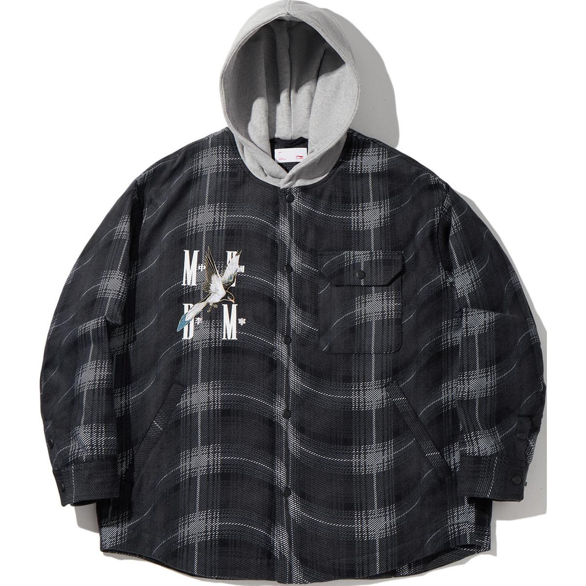 

LiNing Пуховик мужской с принтом по всей поверхности черный, All over Print Black