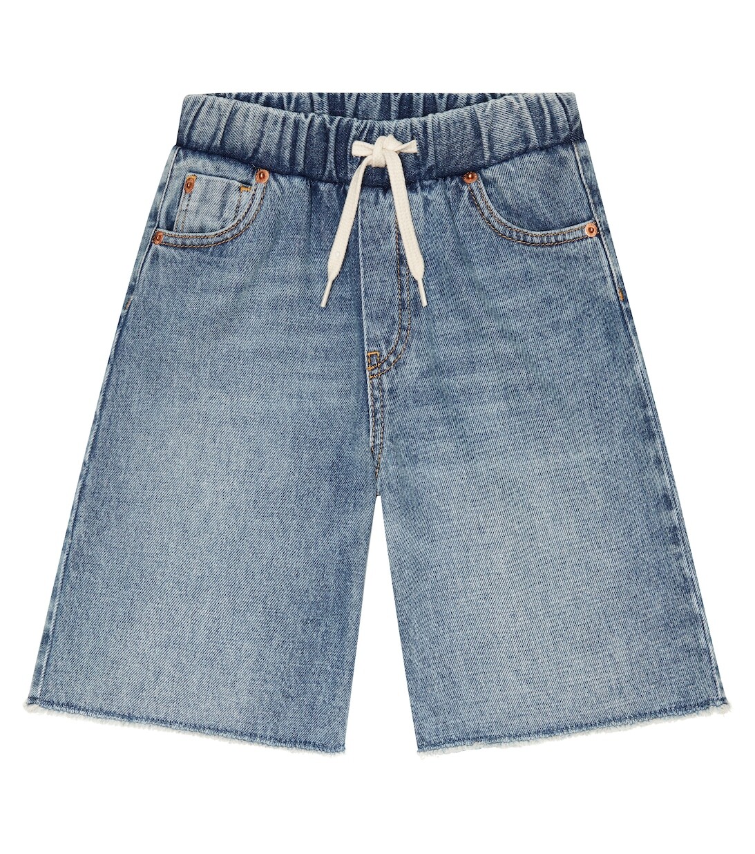 

Джинсовые шорты MM6 Maison Margiela, синий