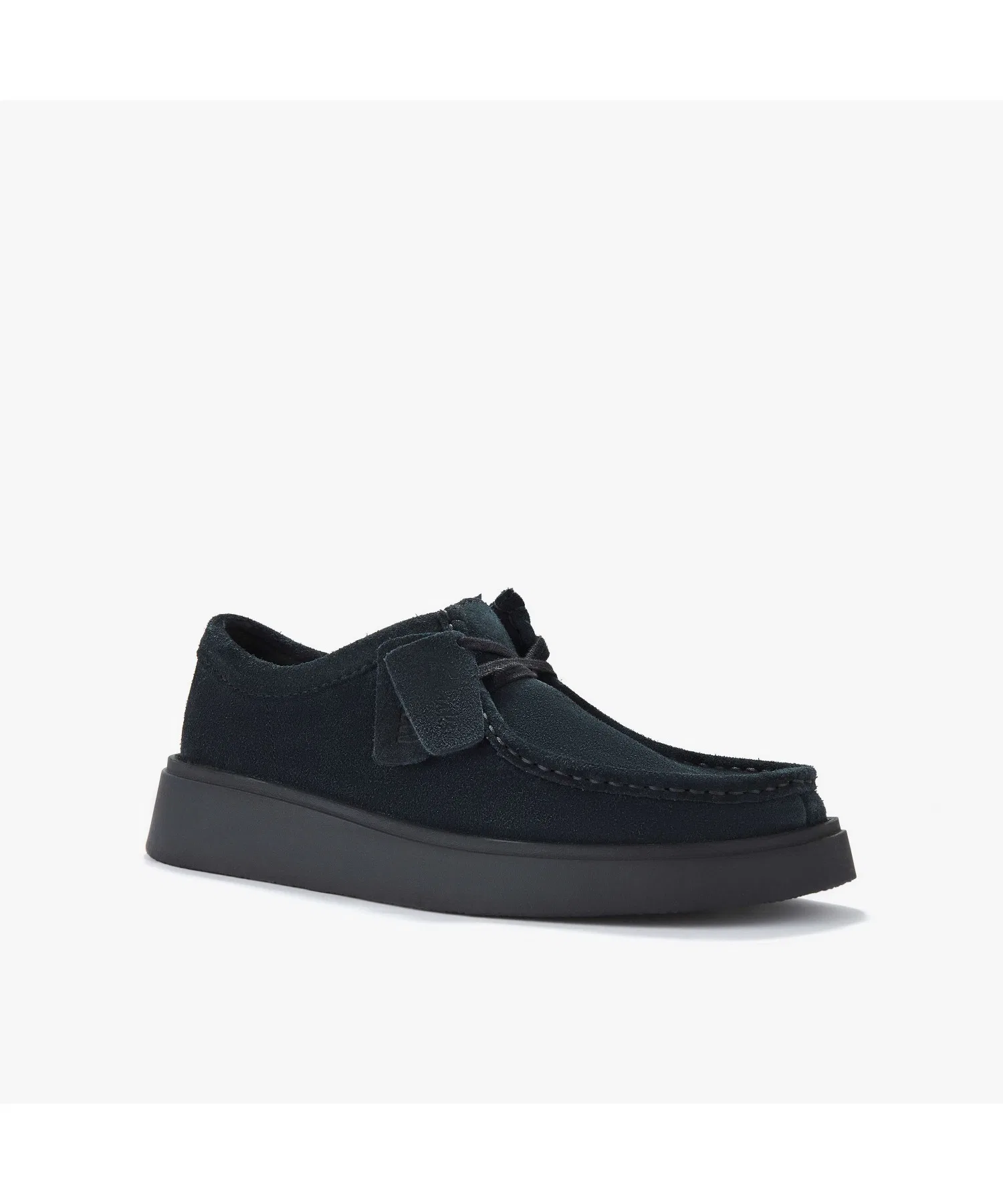 Мужские мокасины Clarks Torview замшевые чёрные — фото 4