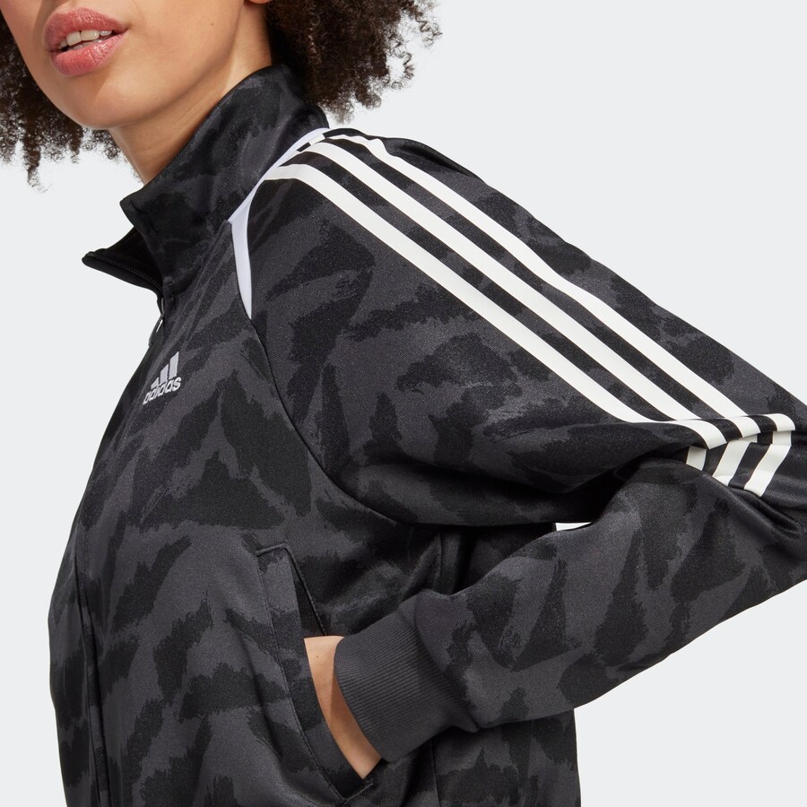 Спортивная толстовка с капюшоном на молнии ADIDAS SPORTSWEAR Tiro Suit Up Lifestyle, Black — фото 4