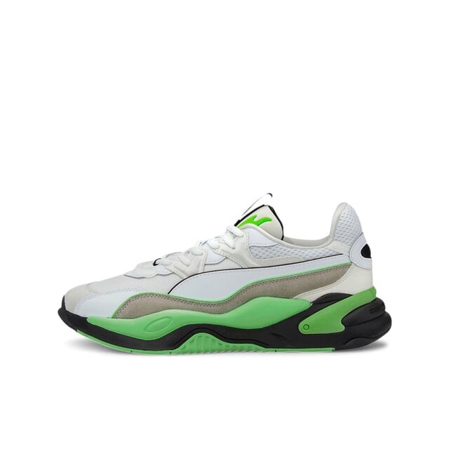 Белые мужские кроссовки из синтетического материала со шнуровкой Rs 2K message 372975 01 Puma, белый — фото 3