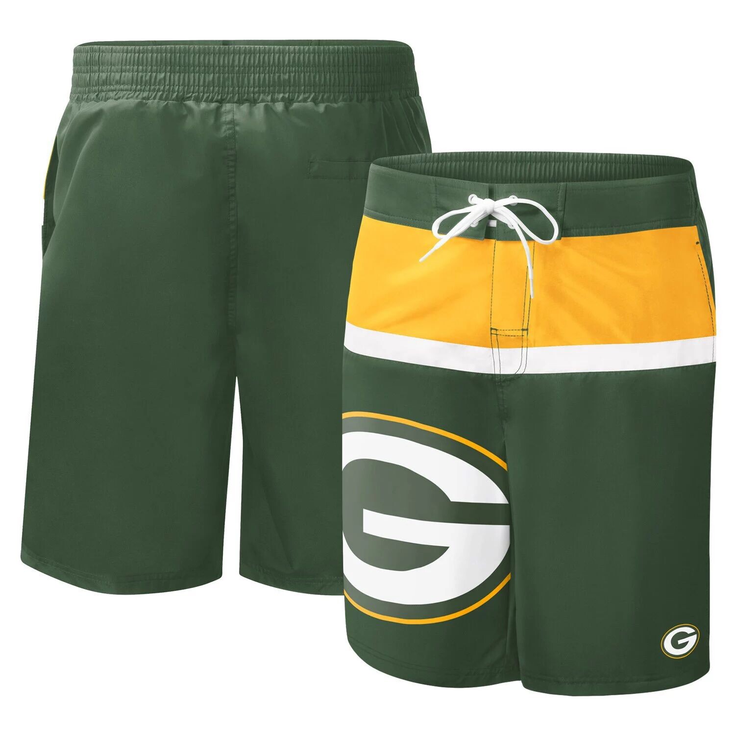 

Мужские спортивные плавки Carl Banks Green Green Bay Packers Sea Wind G-III