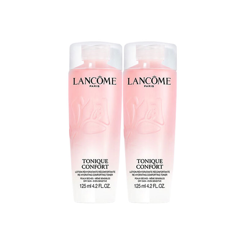 Lancome 2 розовых пробника увлажняющего и смягчающего лосьона Успокаивающий, подтягивающий и увлажняющий эффект — фото 3