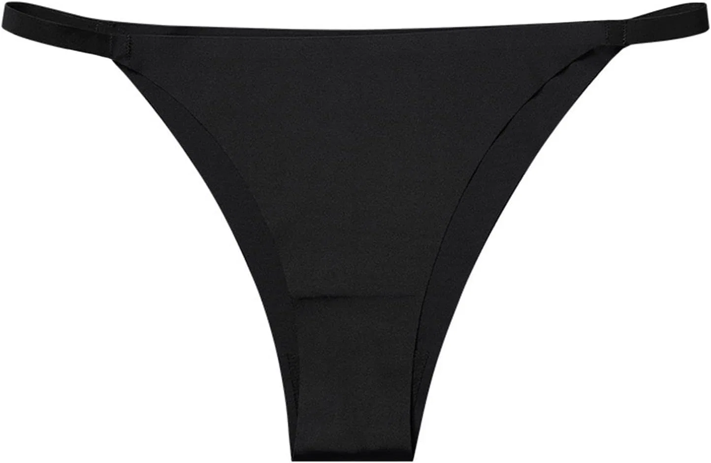 Generic Женские бесшовные трусики-бикини, мягкие эластичные, удобное нижнее белье для повседневной носки, черный — фото 2