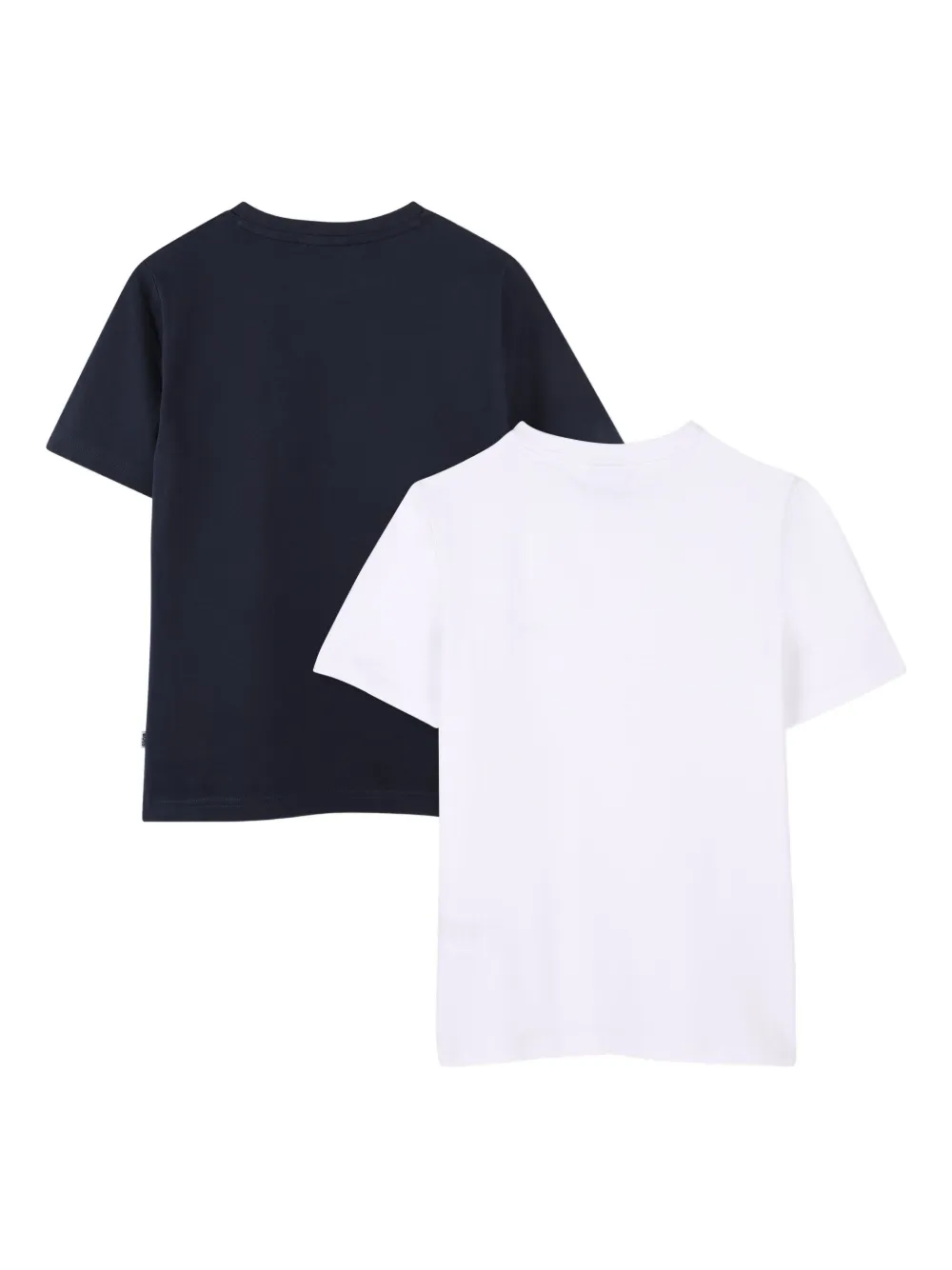 Комплект из двух футболок с логотипом BOSS Kidswear, синий — фото 2
