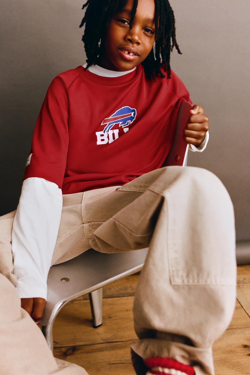 

Футболка buffalo bills nfl mesh ZARA, красный