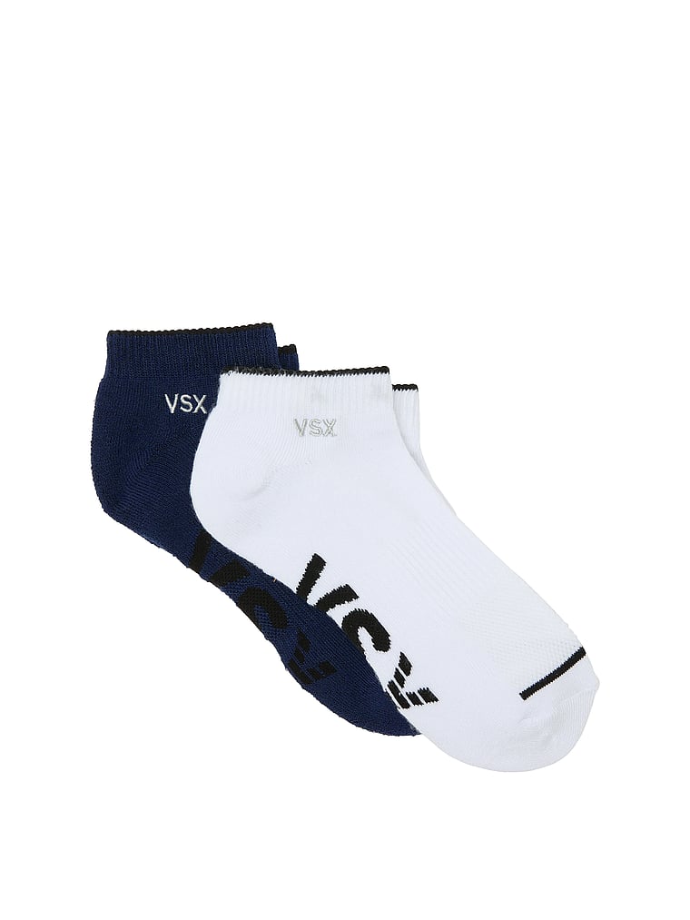 

Носки до щиколотки Vsx, 2 пары Victoria'S Secret, dress blues & vs white