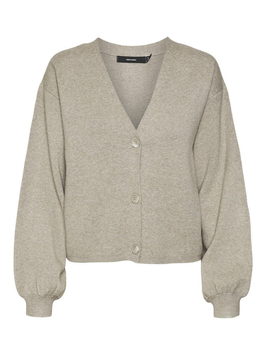 

Вязаный кардиган VERO MODA Knit Cardigan VMGold, серо-бежевый