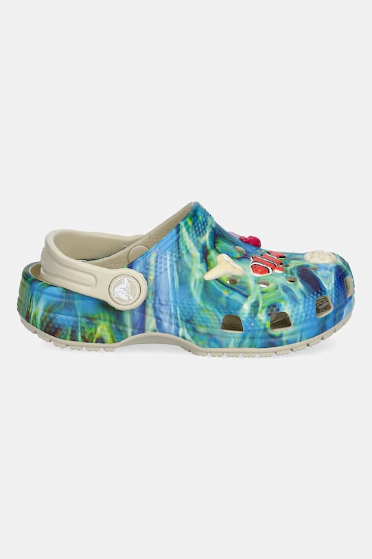 Детские шлепанцы CLASSIC UNDER THE SEA CLOG T Crocs, мультиколор — фото 2