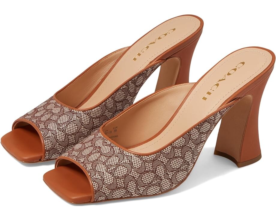 

Туфли COACH Laurence Sandal, цвет Cocoa/Burnished Amber