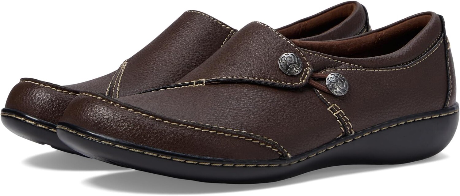Лоферы Ashland Lane Q Clarks, цвет Redwood