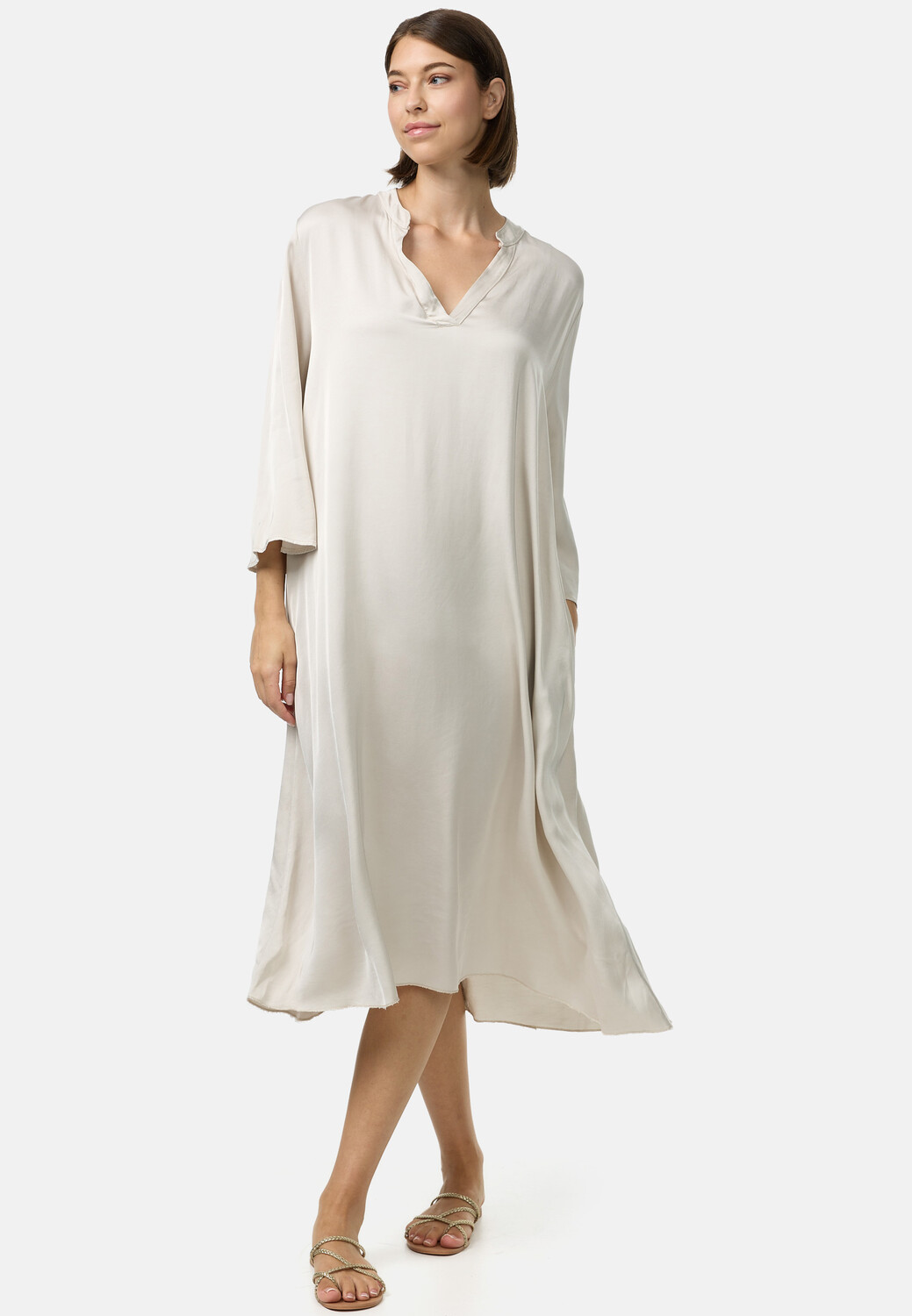 

Платье PM SELECTED Satin Maxi, бежевый