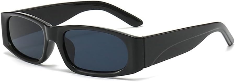 

Ретро-солнцезащитные очки маленького прямоугольного размера для женщин, модные очки с ярким леопардовым принтом, солнцезащитные очки UV400 для мужчин MTZJH, Black Gray