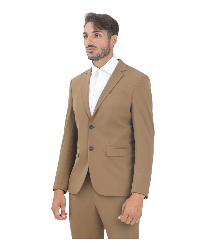 

Коричневый однобортный мужской пиджак Selected Homme, коричневый