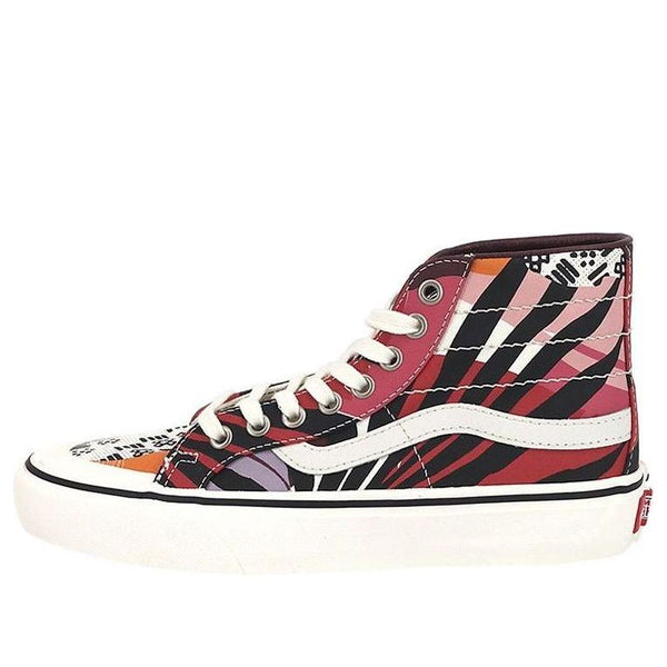 

Кроссовки sk8-hi sf multicolor 'red white orange' Vans, красный