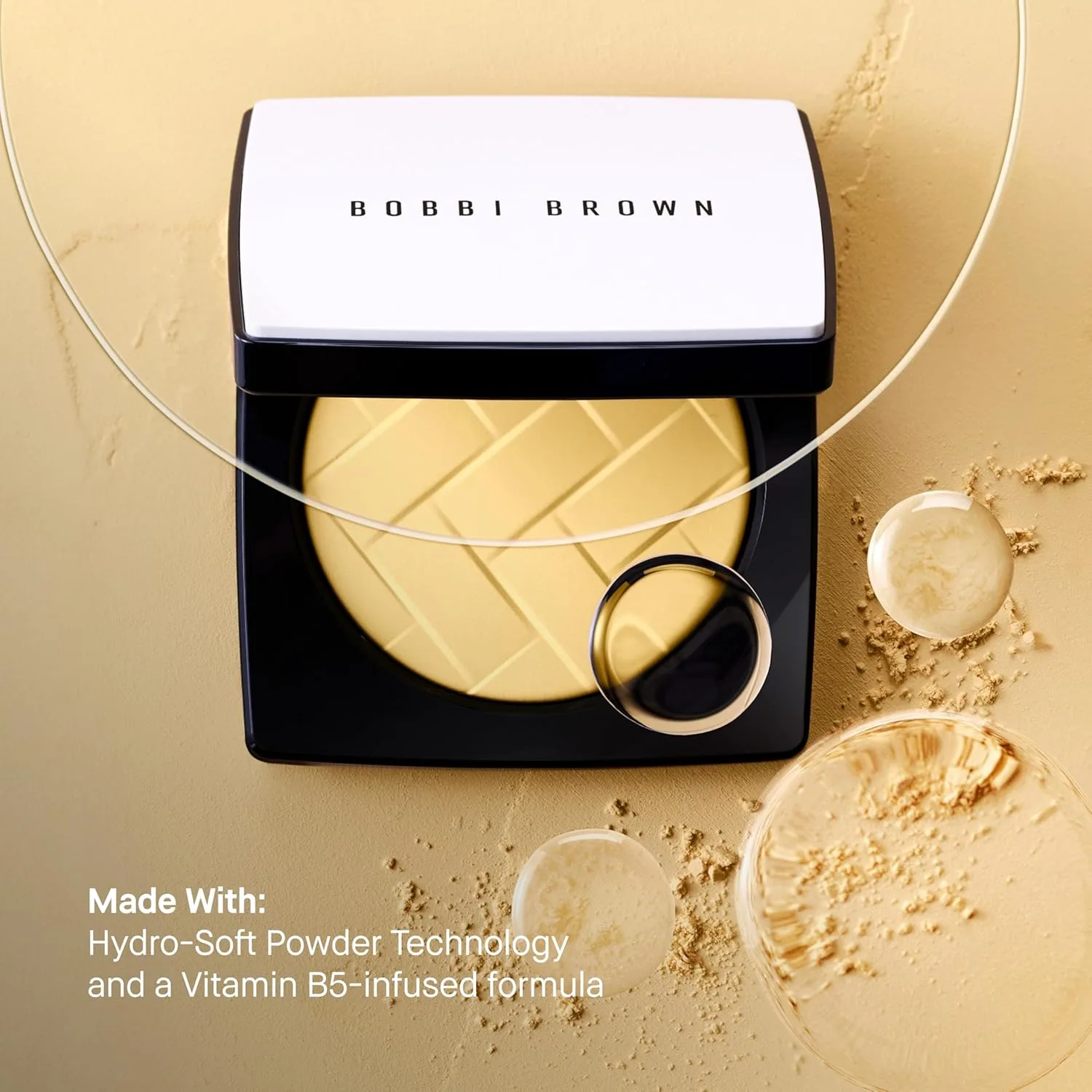 Прессованная пудра Bobbi Brown с витаминами | Увлажняющая фиксирующая пудра для макияжа, выравнивающая тон кожи | Витамин B, 0,28 унции, 02 Peach (Soft, warm peach) — фото 3