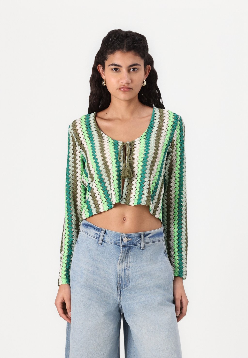 

Кардиган VIKIMERA O NECK CARDIGAN VILA, кремовый