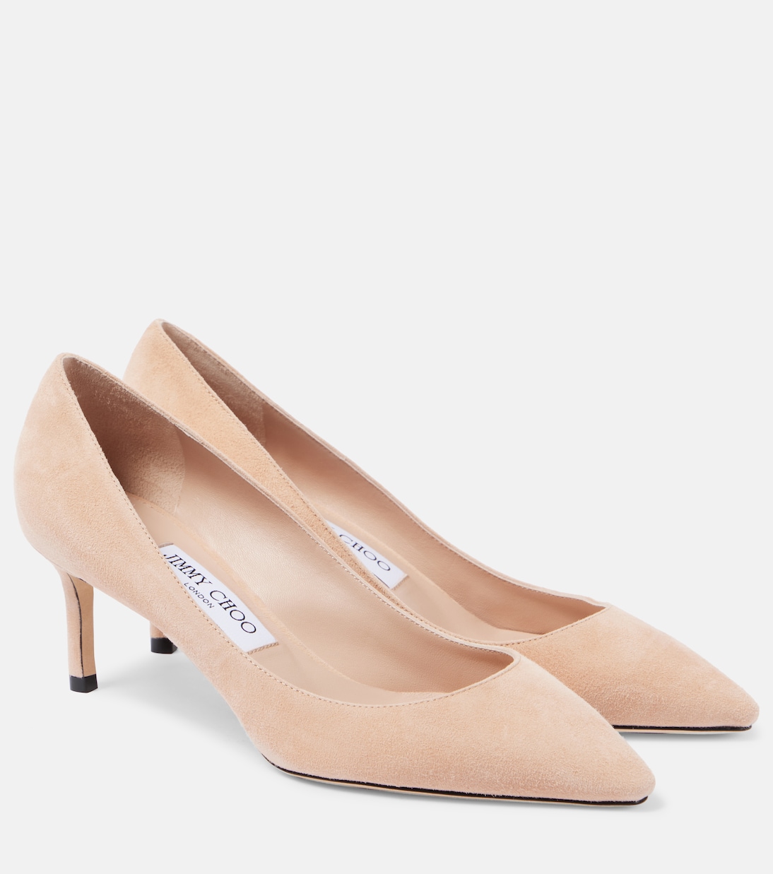Замшевые туфли Romy 60 Jimmy Choo, Macaron