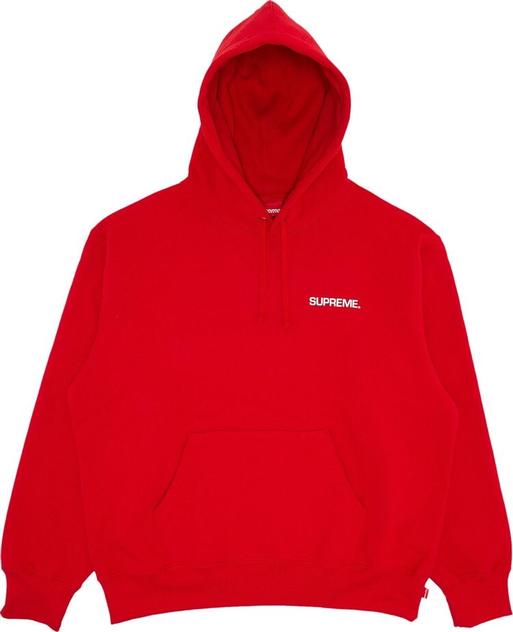 

Толстовка Supreme Immortal Hooded 'Red', красный