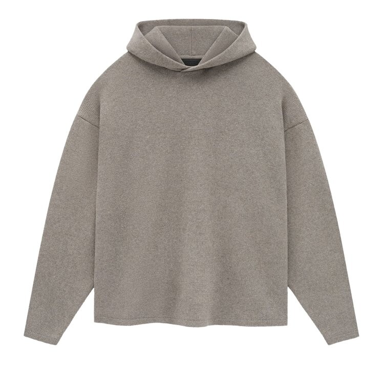 

Худи Fear Of God Essentials Fear of God Essentials Knit Hoodie, серый