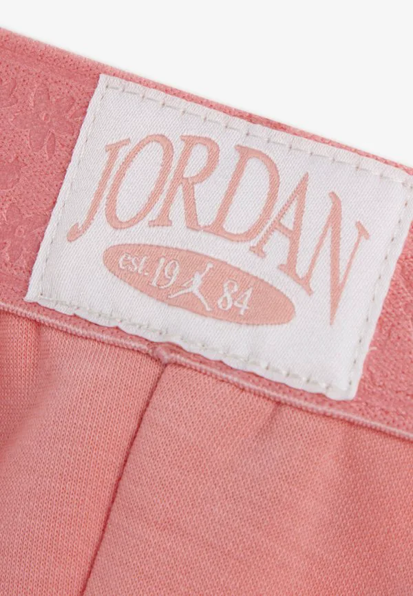 Короткие спортивные штаны «цветок дружбы» Jordan, Pink Gaze — фото 4