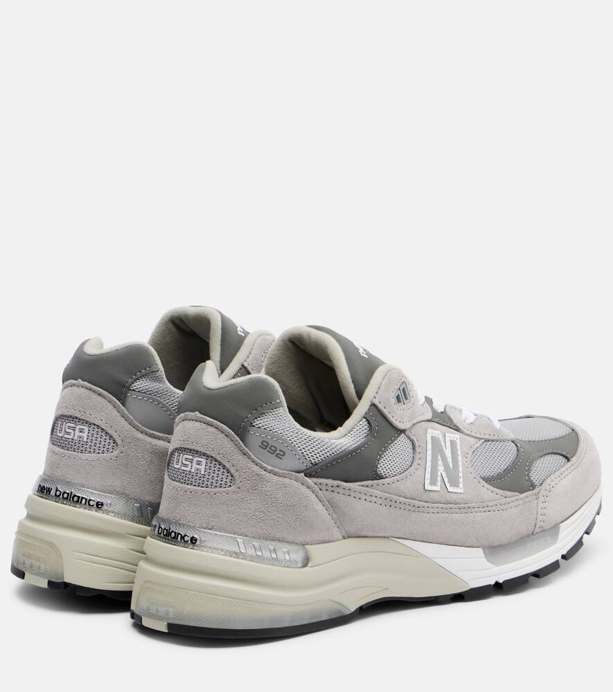 Кроссовки U992GY из кожи и сетки New Balance, Grey — фото 2
