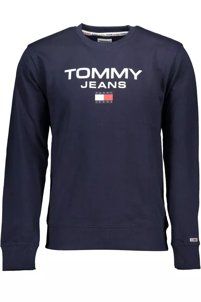 

Синий хлопковый мужской свитер Tommy Hilfiger