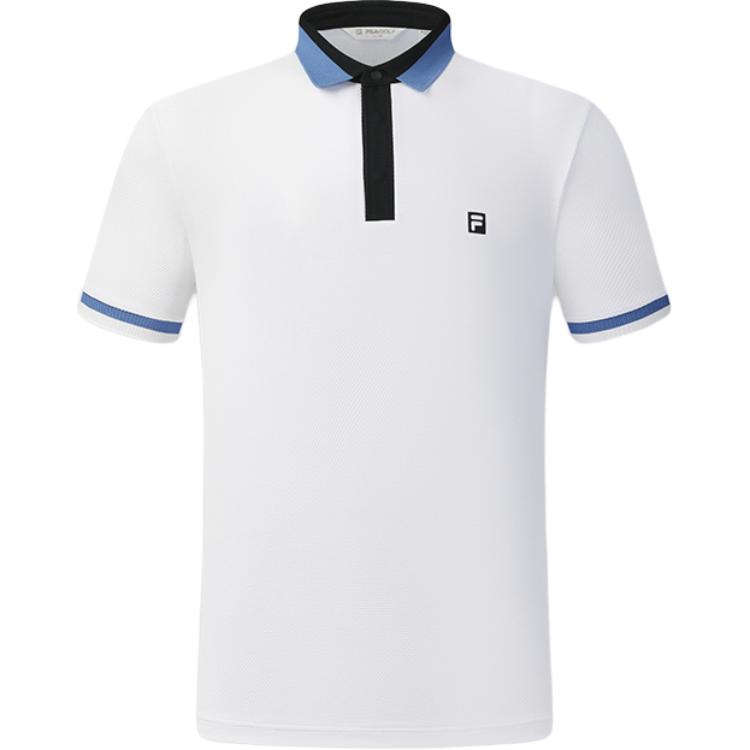 

FILA Гольф серия поло мужское нефритово-белое, Белый, FILA Гольф серия поло мужское нефритово-белое