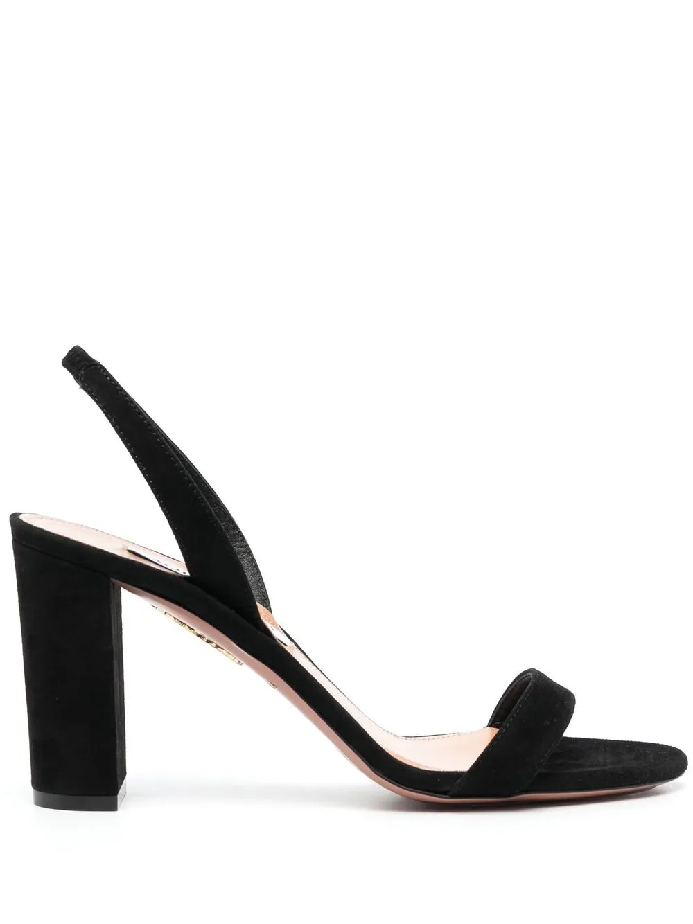 Босоножки на каблуке Aquazzura, черный