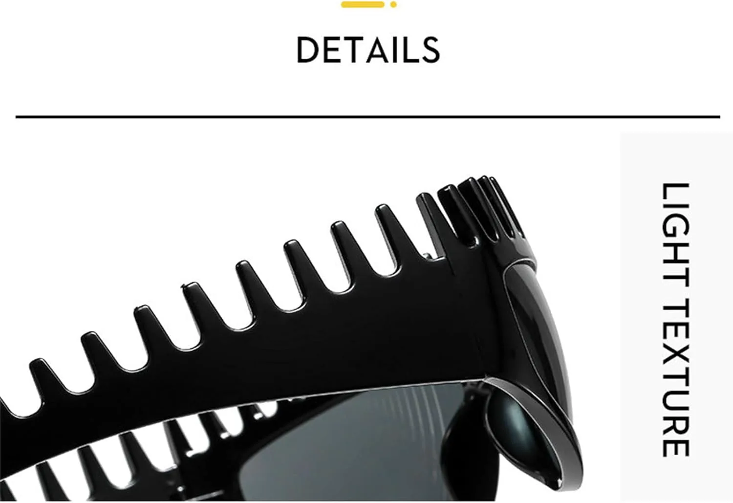 

Willochra 2025 Уникальные солнцезащитные очки в форме гребня для женщин, модные летние солнцезащитные очки для вечеринок, защита от ультрафиолета UV400, C4