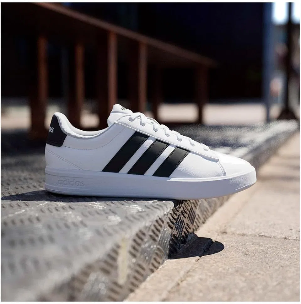 Мужские кроссовки Adidas Grand Court 3.0, Ftwr White Core Black Ftwr White — фото 2