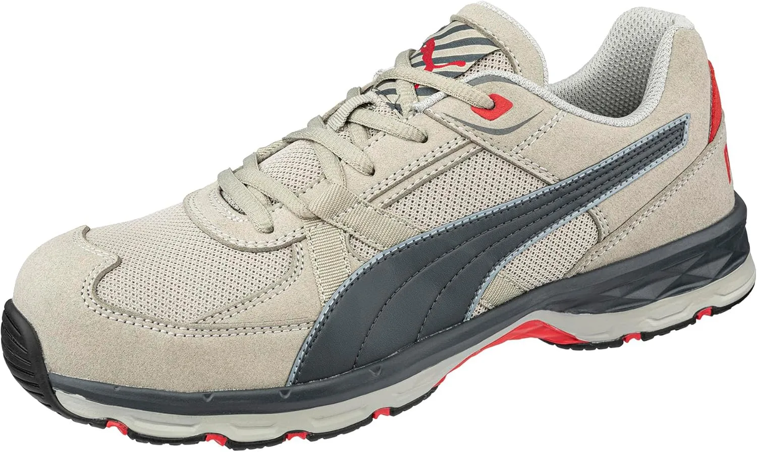 Мужские защитные кроссовки PUMA VANTI Low S1PS ESD с защитным носком и противоскользящей подошвой, серый