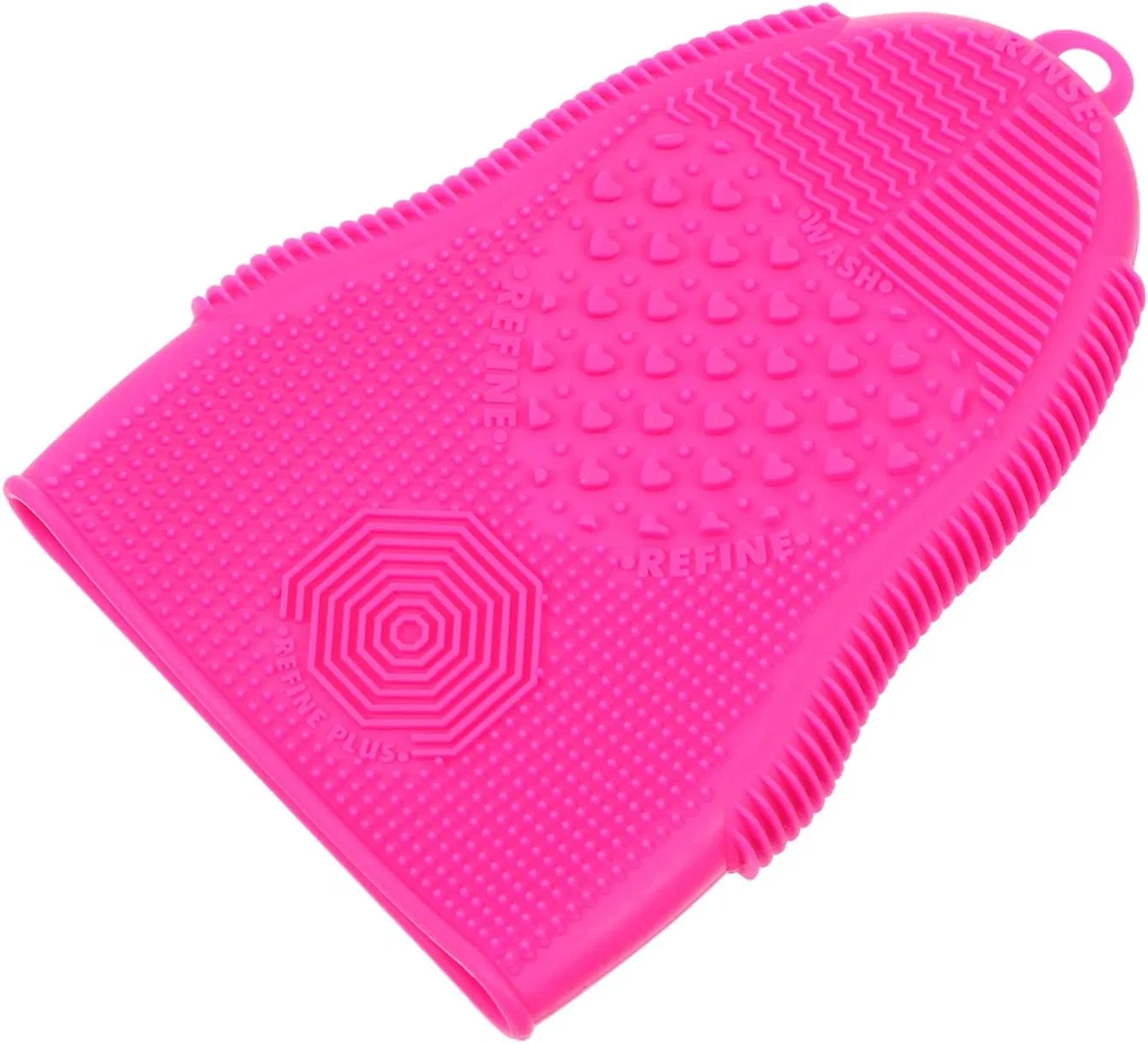 Силиконовый коврик для чистки кистей AUTSUPPL розовый 19x13 см