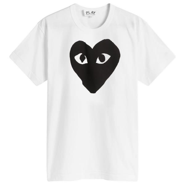 

Футболка с логотипом в виде сердца Comme Des Garçons Play, мультиколор