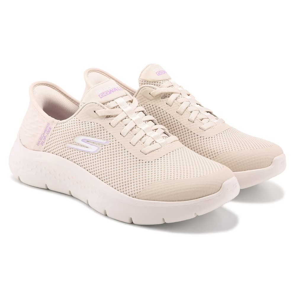 Slip-Ins go walk flex slip on кроссовки Skechers, белый — фото 2