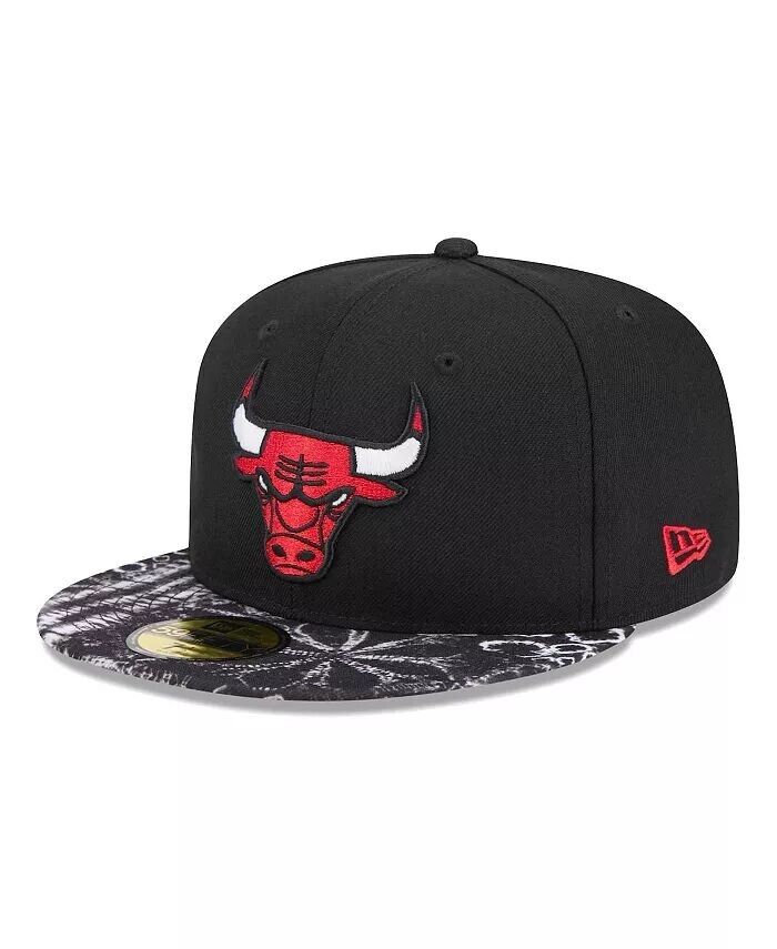 

Мужская черная приталенная шляпа Chicago Bulls Coral Reef Visor 59FIFTY New Era, черный