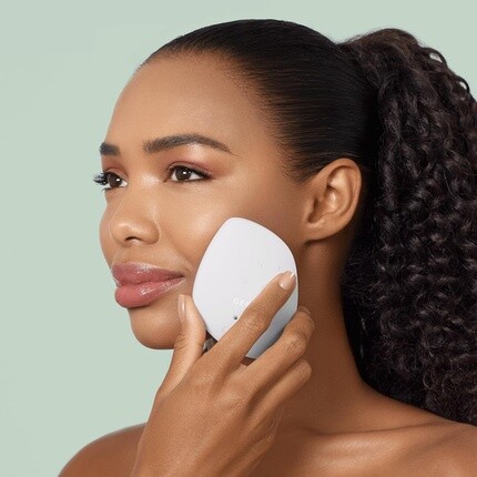 Geske Smartappguided Sonic Warm & Cool Mask 9 в 1 Beauty Led Face Mask Полный спектр светодиодов и терапия красным светом Тепловое охлаждение Улучшенный уход за лицом Поглощение Массажное устройство для лица Starlight — фото 3