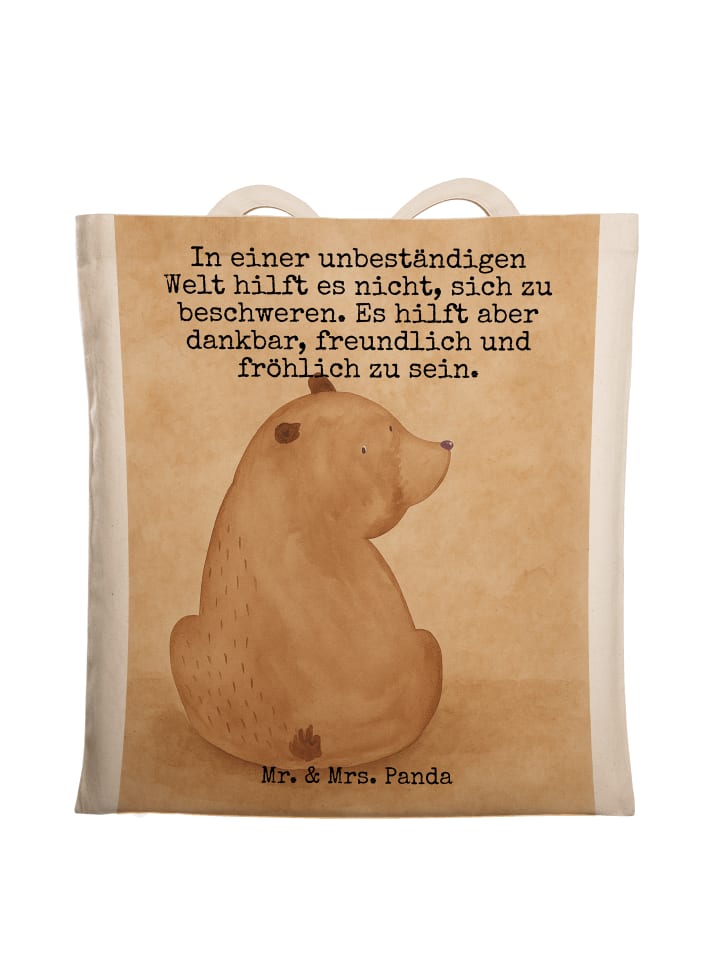 

Mr. & Mrs. Panda Сумка-мешок с дизайном «медведь» и надписью белого цвета