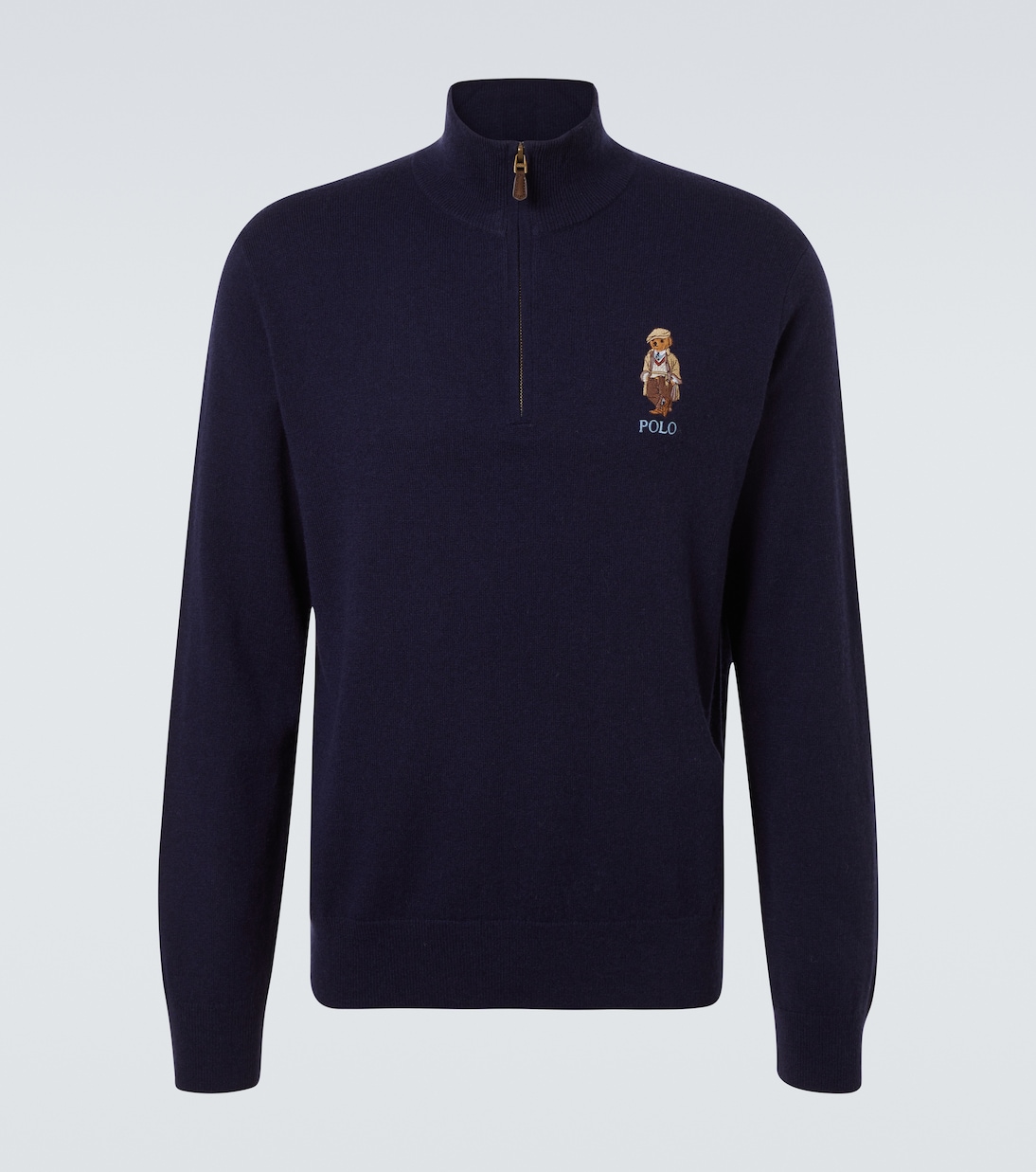 

Шерстяной свитер Polo Bear с полумолнией Polo Ralph Lauren, Hunter Navy